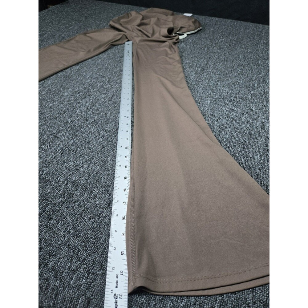 NEW Corsets By Enfajate Flared Workout Jumpsuit Womens M Brown Scrunch Butt NWT - Picture 14 of 16